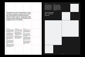 A3 Poster Grid System for InDesign, a Poster Template by Stephen Kelman