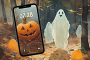 100 Cute Retro Halloween cards, an Object Graphic by Nocturnal Wolf (Thumbnail 3 of 14)