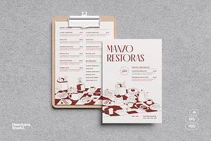 Bakery and Pastry Shop Menu