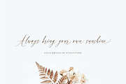 Layla Brielle Font, a Script Font by etigletters (Thumbnail 9 of 12)