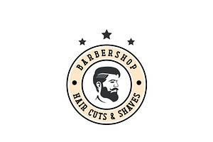 Vintage Barbershop Stylist Logo