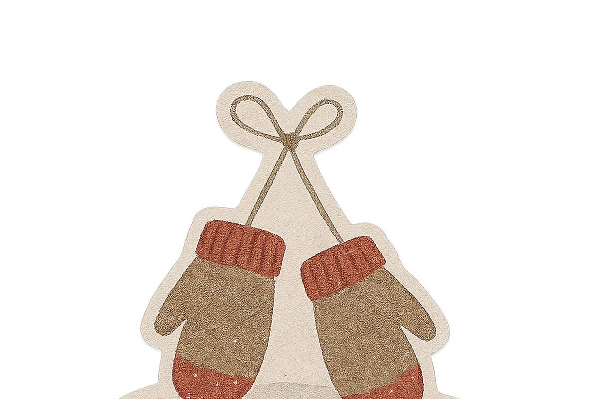 Christmas mittens isolated on transp, an Illustration by Dvoevnore photos