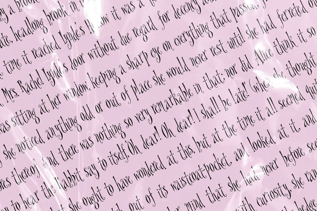 Drunk Cherub Whimsical Display Font, a Handwritten Font by The October Creative (Photo 4 of 8)