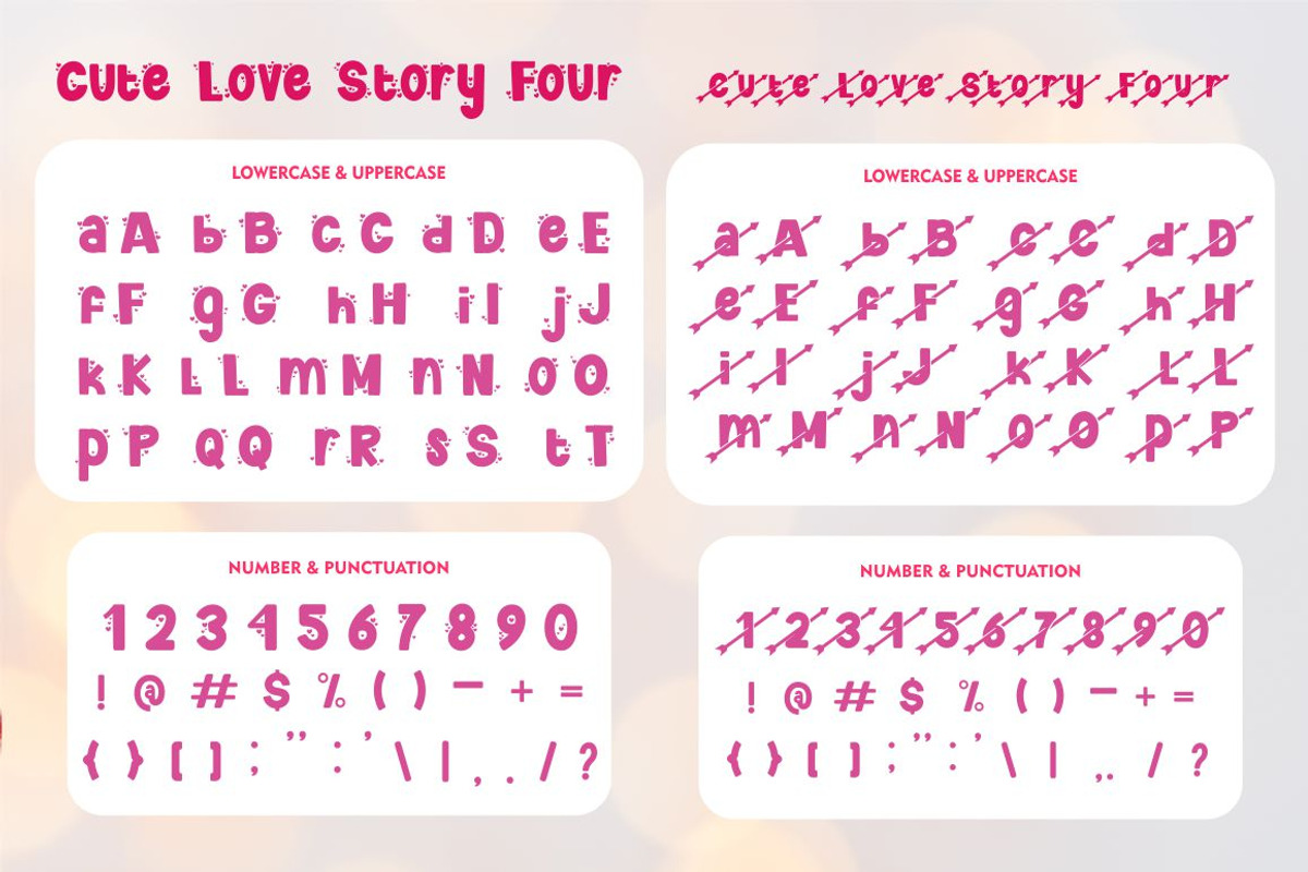 Cute Love Story - Quirky Love Font, a Font by PutraCetol Studio (Photo 12 of 13)