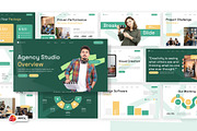 Agency Studio Overview PowerPoint, a Presentation Template by Loin Studio (Thumbnail 1 of 4)