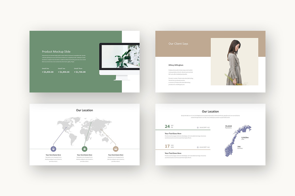 Gvio : Botanical Bliss Google Slides, a Presentation Template by Punkl Camp (Photo 8 of 16)
