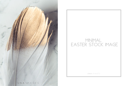 Minimal easter stock image featuring minimal, black, and gold, a Holiday Photo by Una Matison