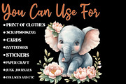 Summer Peony Flower Animals Clipart, an Illustration by Designworld (Thumbnail 6 of 8)