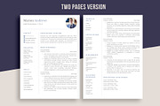 Simple Resume Template for Word | CV, a Resume Template by aivos (Thumbnail 3 of 7)