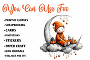 Cute Halloween Ghosts, a Seasonal Illustration by CreationArt (Thumbnail 5 of 7)