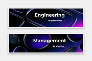 LinkedIn| Set of Editable Covers, a Social Media Template by wowomnom (Thumbnail 2 of 3)