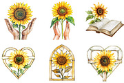 Sunflower Christian Sublimati, a Seasonal Illustration by DreamArtGraphic (Thumbnail 3 of 4)