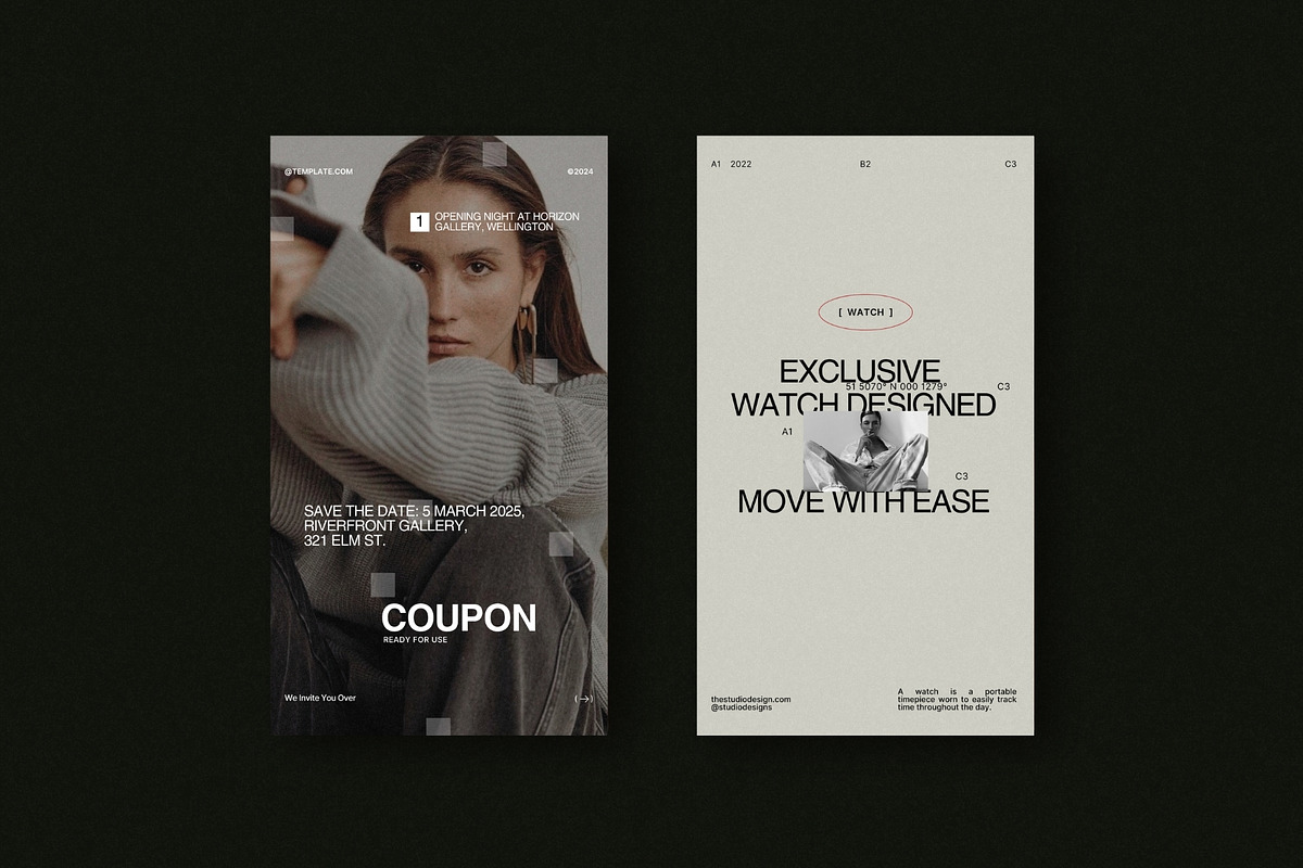 ZAVI | Instagram Post & Story (I), a Social Media Template by The Aesthetic Studio (Photo 9 of 10)