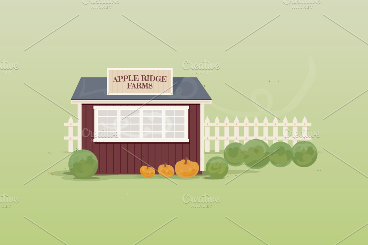 Apple Orchard Illustration Set, an Illustration by CSA Creative Studio (Photo 3 of 5)