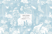Enchanted Forest & Wildlife, a Pattern Graphic by Print Diaries (Thumbnail 1 of 5)