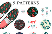 Folk Motive, a Decorative Illustration by Alina Sh (Thumbnail 7 of 12)