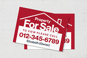 Real Estate Property For Sale Sign, a Poster Template by BrandPacks (Thumbnail 4 of 5)