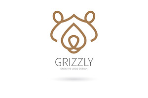 Grizzly logo, a Branding & Logo Template by Logocreative