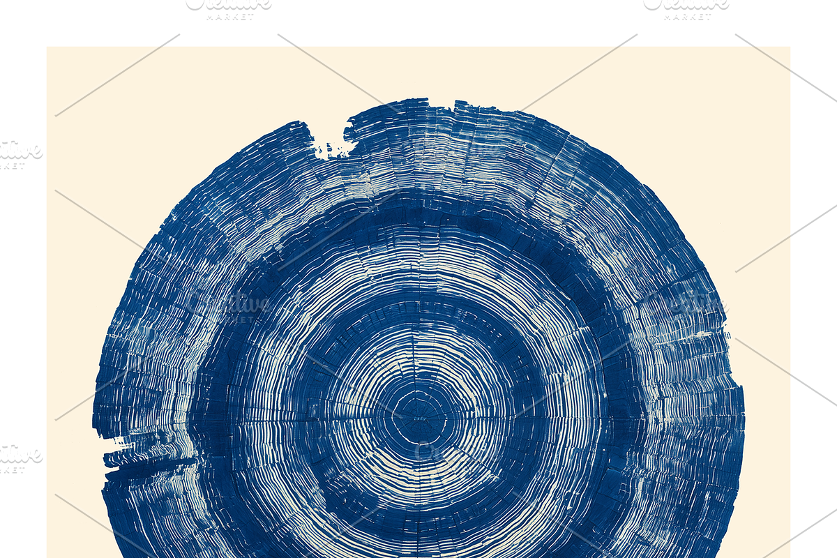 Natt Collection · Organic Tree Rings, a Texture Illustration by milatovar (Photo 8 of 19)