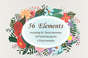 Summer Flowers Set, an Illustration by GraphicHouse (Thumbnail 2 of 4)