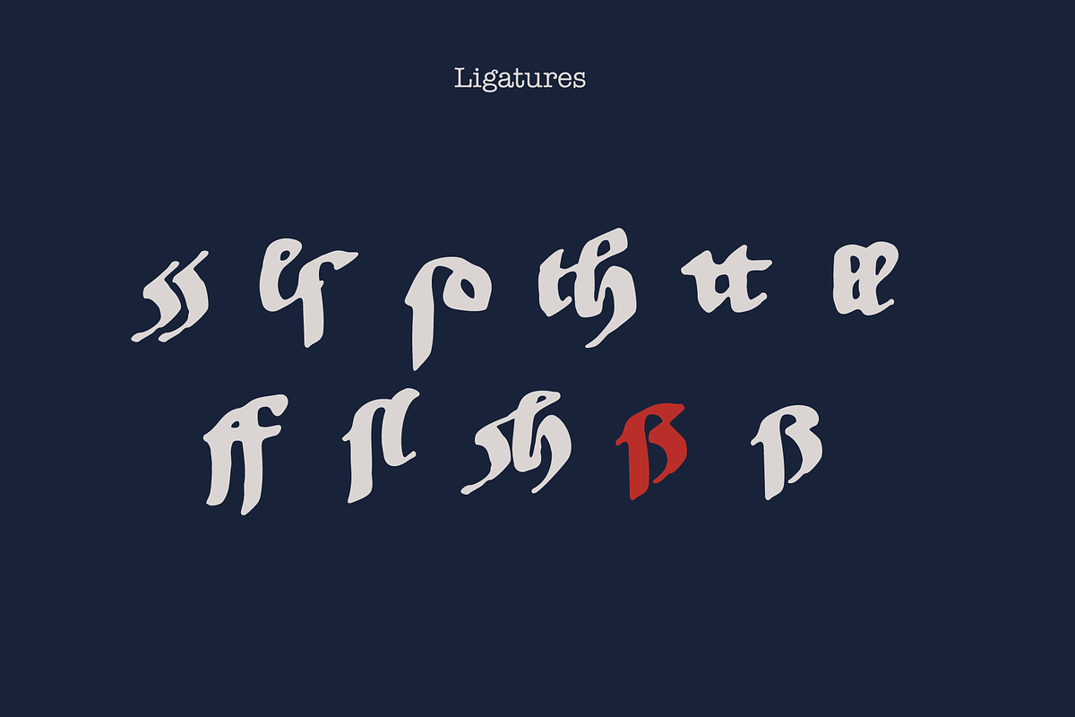 Riga Blackletter, a Blackletter Font by kaer_shop (Photo 10 of 13)