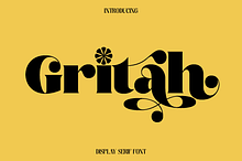 Gritah - Display Serif Font
