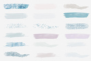 Petal Frost Watercolor Paint Strokes, a Texture Graphic by ClipartBrat Graphics (Thumbnail 2 of 2)