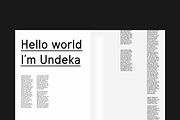 Undeka San Serif Font, a Sans Serif Font by Bolderaja1 Studio (Thumbnail 14 of 20)