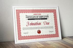 Certificate Word | PSD | AI, a Stationery Template by Curve Design