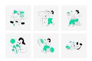 Business Illustrations Bundle, a Finance Illustration by Brickclay (Thumbnail 10 of 19)