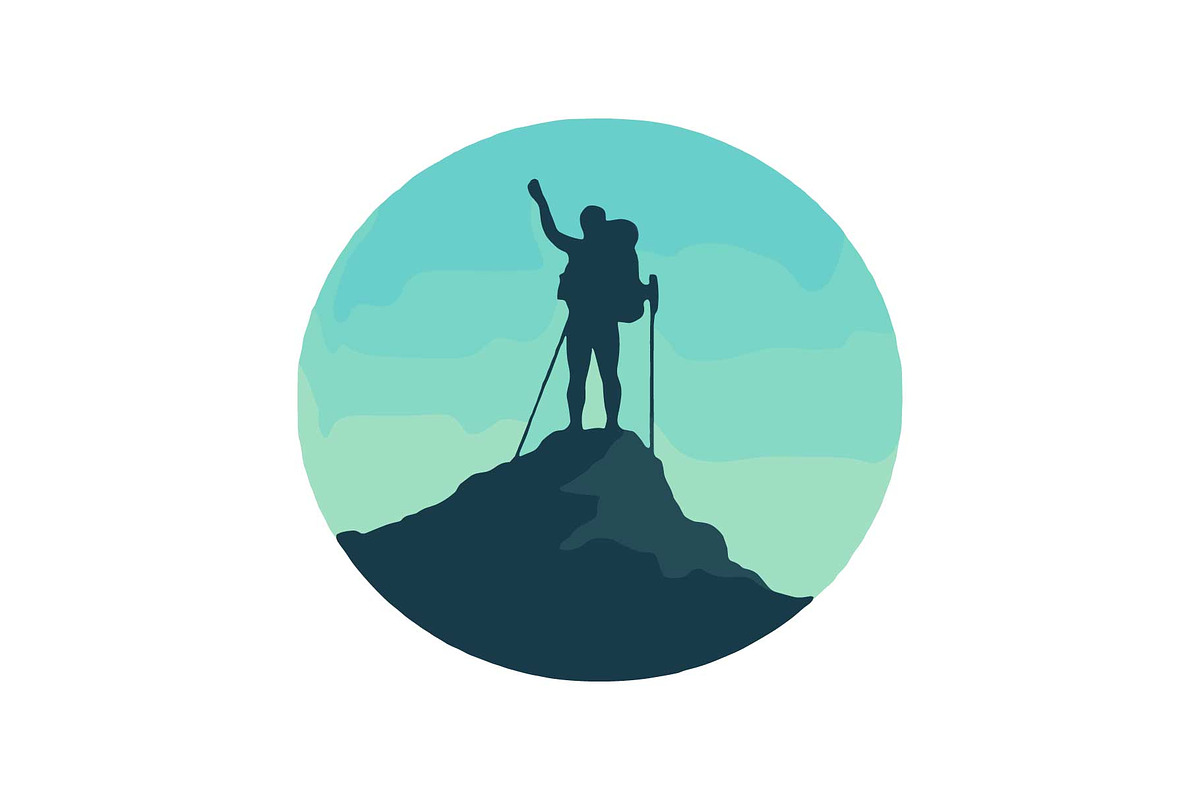 Mountain Explorer 12 Silhouette Set, an Object Graphic by yasushie (Photo 6 of 13)