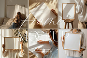 10 Frame Mockup with person 3, a Merchandise Mockup by ArtwithFrame (Thumbnail 14 of 14)