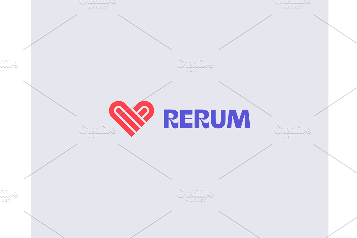 Red heart vector logotype., a Templates & Theme by Himalia1