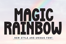 Magic Rainbow | Script Font
