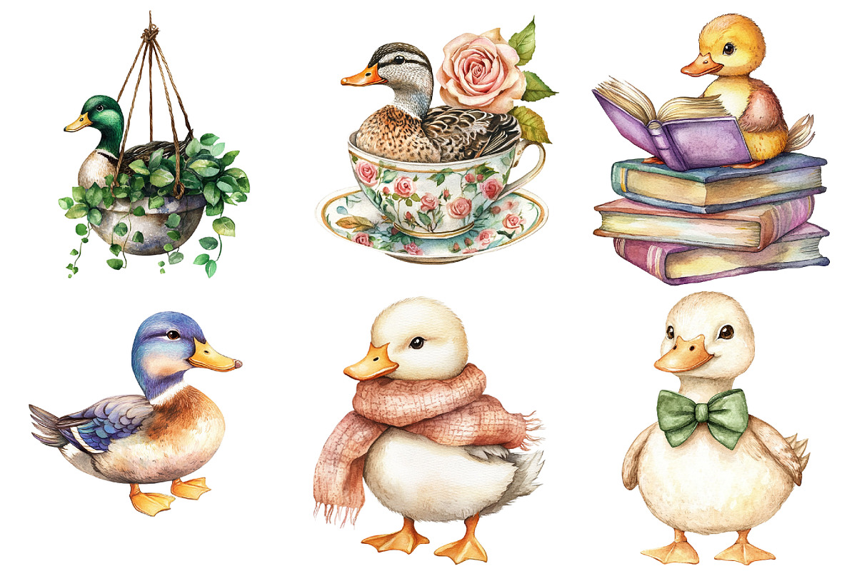 Silly Goose Clipart, an Illustration by CitraGraphics (Photo 2 of 5)
