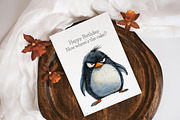 Penguin Clipart Graphics, an Animal Illustration by PaintPixelCo (Thumbnail 4 of 10)