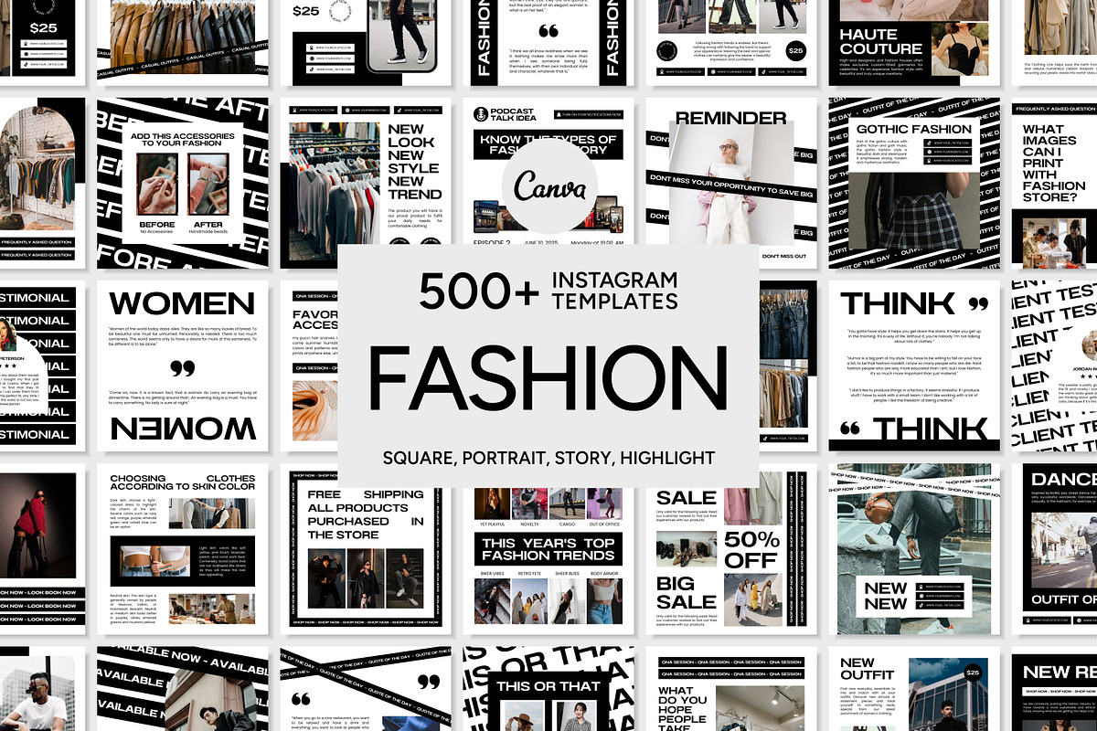 Fashion White Template, a Social Media Template by Kalubuak (Photo 1 of 10)