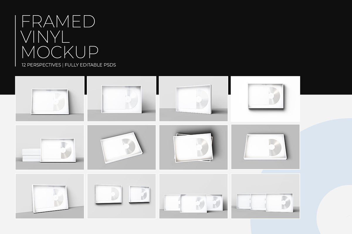 Framed Vinyl Mockup, a Packaging Mockup by KIPET (Photo 15 of 15)