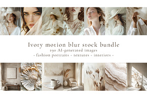 190 Ivory Motion blur stock bundle, a Beauty & Fashion Photo by Yulia Furman