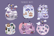 Spooky Christmas Map Creator, a Decorative Illustration by CpSnowy (Thumbnail 3 of 11)