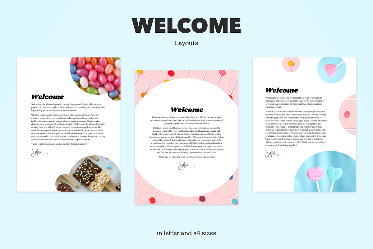 Canva Wholesale Catalog Template, a Brochure Template by Dandymark (Photo 5 of 12)