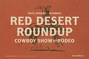 The Ballad of Rock Ridge, a Serif Font by Komet & Flicker (Thumbnail 7 of 14)