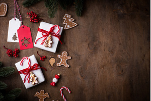 Cristmas background with gift box, a Holiday Photo by Yulia Furman