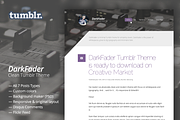 DarkFader — Clean Tumblr Blog Theme, a Websites & App Template by Viktor Hanacek (Thumbnail 1 of 2)