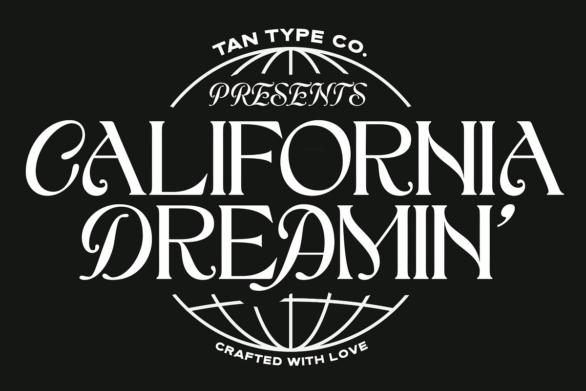 TAN - CALIFORNIA, a Serif Font by TanType (Photo 1 of 16)
