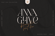 Anna Glave - Serif & Script Font Duo, a Serif Font by VP Fonts (Thumbnail 1 of 28)