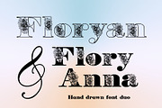 Floryan & FloryAnna Font Duo, a Font by Digital Typeface Studio (Thumbnail 2 of 7)