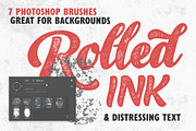 Rolled Ink Texture Collection, a Texture Graphic by Brent Galloway (Thumbnail 4 of 7)
