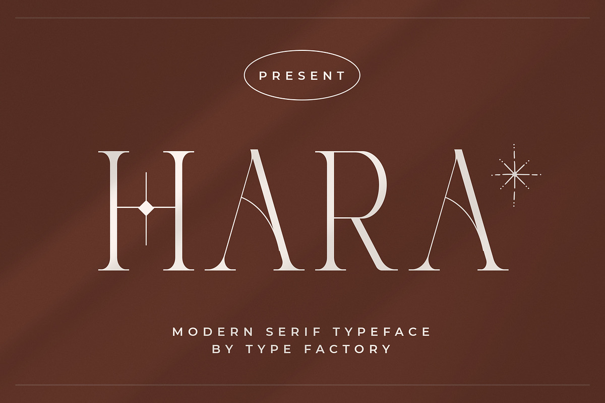 Hara - Modern Serif Typeface, a Serif Font by Typefactoryco (Photo 1 of 10)