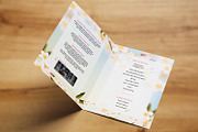 Floral Funeral Program Template, a Brochure Template by retrographix (Thumbnail 2 of 4)